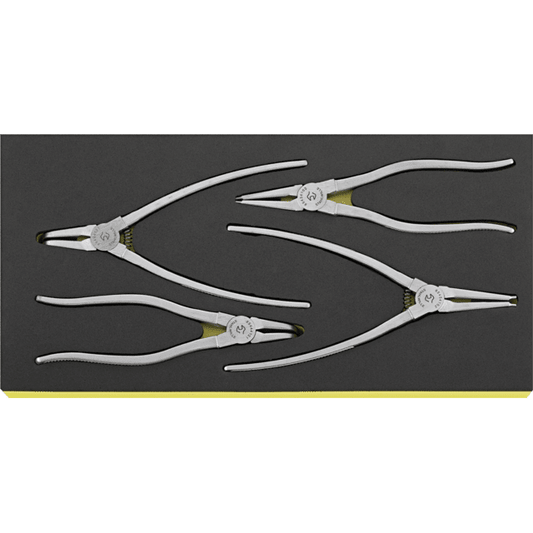 Stahlwille 96830608 - Juego de alicates para circlips TCS 4 piezas - Ferrotecnia