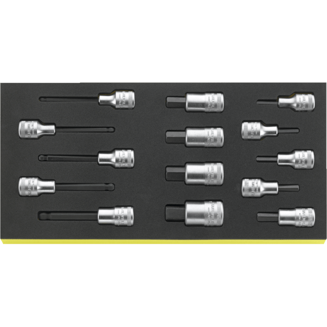 Stahlwille 96830877 - 1/2" TCS 14-piece Screwdriver Socket Set