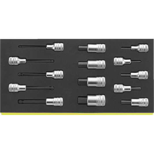 Stahlwille 96830877 - Juego de llaves de vaso para destornillador 1/2" TCS 14tlg - Ferrotecnia