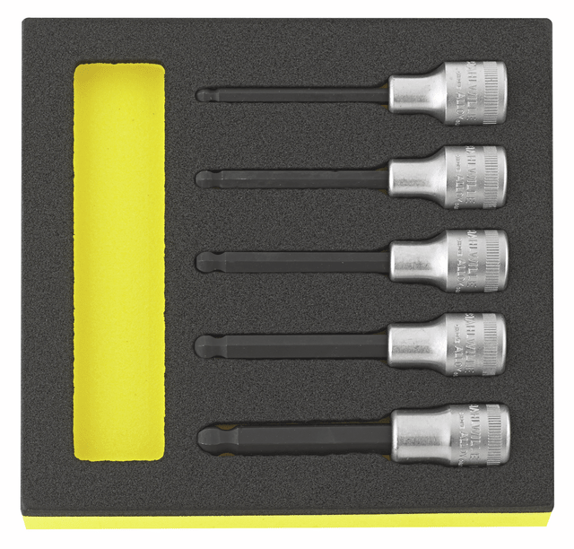 Stahlwille 96838116 - Juego de llaves de vaso para destornillador 1/2" TCS 5 piezas - Ferrotecnia