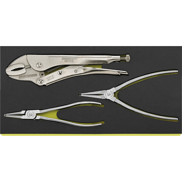 Stahlwille 96838180 - TCS 3-piece circlip pliers set