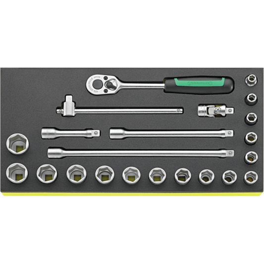 Stahlwille 96838752 - TCS 22-Piece 3/8" Socket Set