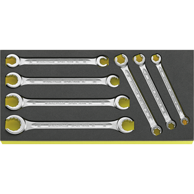 Stahlwille 96838758 - TCS Double Ended Wrench Set 8x10-19x22