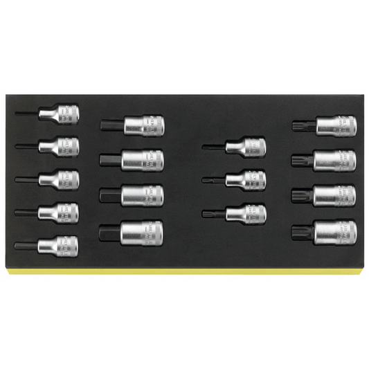 Stahlwille 96838762 - TCS 16-Piece 1/2" Screwdriver Socket Set