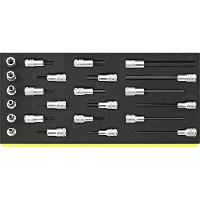 Stahlwille 96838772 - Juego de llaves de vaso 3/8" 24 piezas - Ferrotecnia