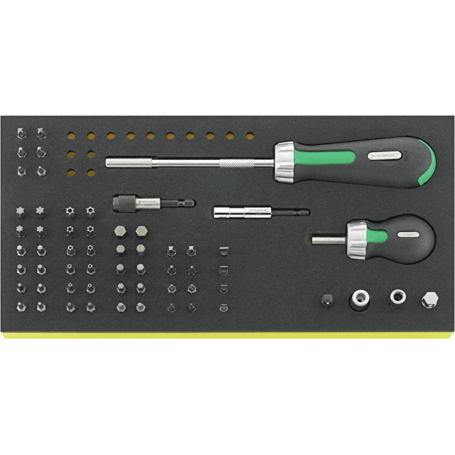 Stahlwille 96838773 - Juego de destornilladores de carraca TCS 60 piezas - Ferrotecnia