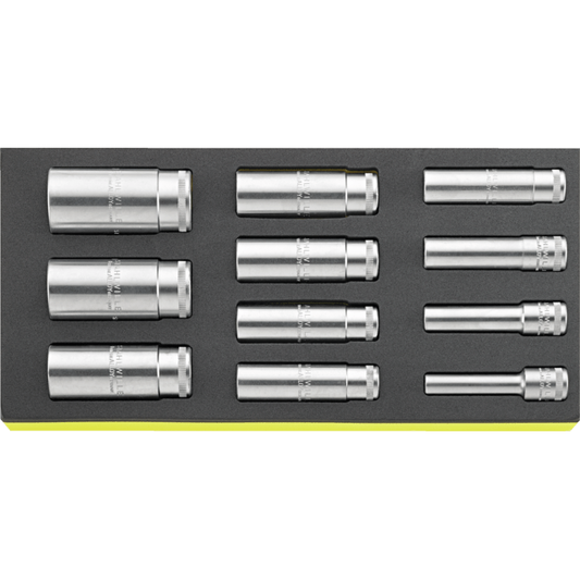 Stahlwille 96838776 - TCS 1/2" 11 Piece Socket Set