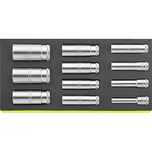 Stahlwille 96838776 - Juego de llaves de vaso 1/2" TCS 11 piezas - Ferrotecnia