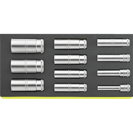 Stahlwille 96838776 - Juego de llaves de vaso 1/2" TCS 11 piezas - Ferrotecnia