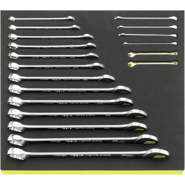 Stahlwille 96838778 - Juego de llaves combinadas TCS 3/16 - 1 19 piezas - Ferrotecnia
