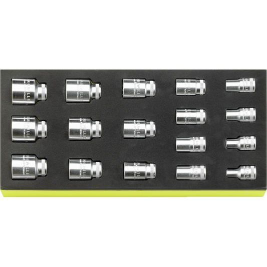 Stahlwille 96838780 - TCS 1/2" 17 Piece Socket Set