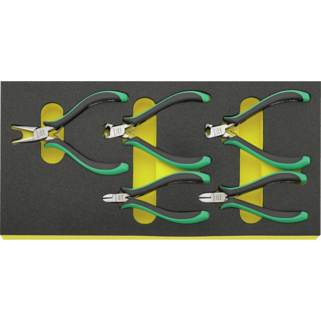 Stahlwille 96838798 - Juego de alicates electrónicos 1/3 5 piezas - Ferrotecnia