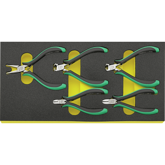 Stahlwille 96838798 - Juego de alicates electrónicos 1/3 5 piezas - Ferrotecnia