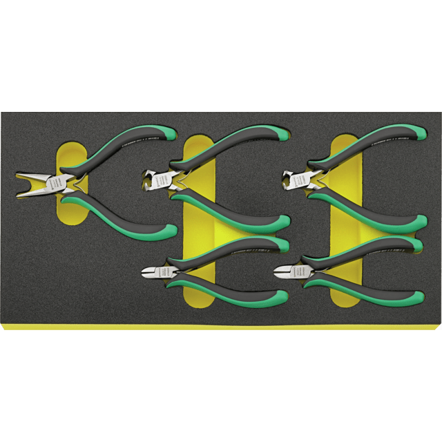 Stahlwille 96838798 - 1/3 Scale 5 Piece Electronic Pliers Set