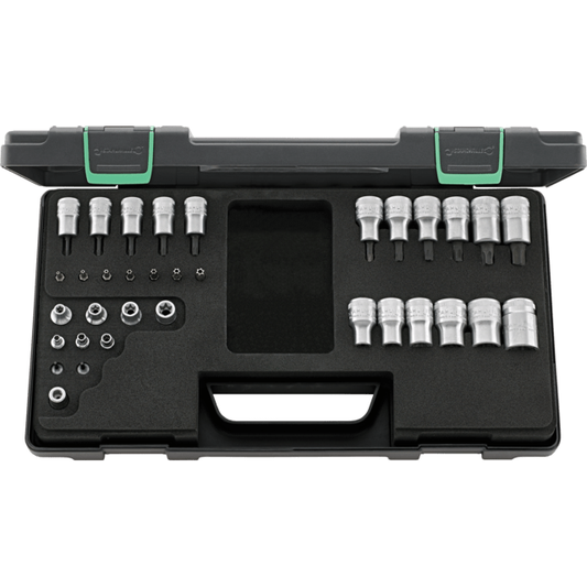 Stahlwille 98811908 - 1/4" 35 Piece Socket Set