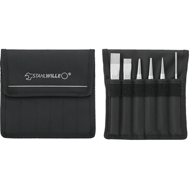 Stahlwille 98812203 - 6-piece Center Punch/Chisel Set