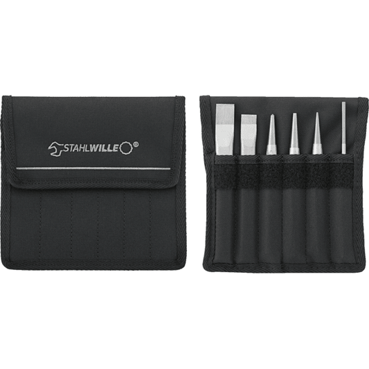 Stahlwille 98812203 - Juego de cinceles/punzones de centro 6 pcs - Ferrotecnia
