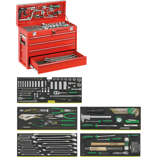 Stahlwille 98814801 - Juego de herramientas para mantenimiento en línea, 147 piezas - Ferrotecnia
