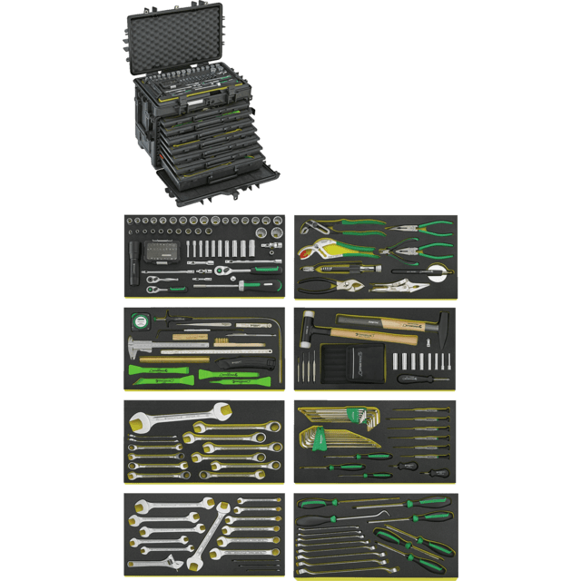 Stahlwille 98814915 - AOG 206 Piece Tool Set