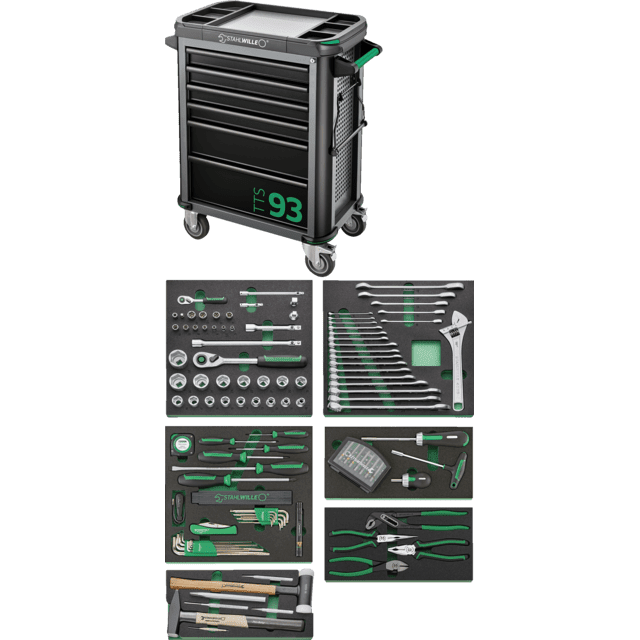 Stahlwille 98830178 - Juego de herramientas QuickRelease + carro portaherramientas 157 - Ferrotecnia