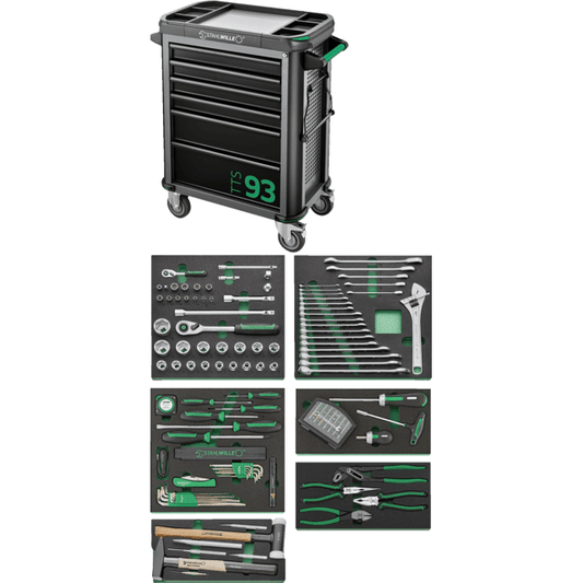 Stahlwille 98830178 - Juego de herramientas QuickRelease + carro portaherramientas 157 - Ferrotecnia