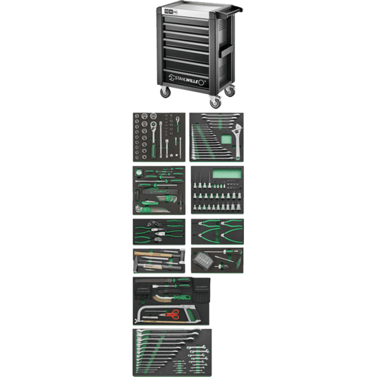 Stahlwille 98830193 - Juego de herramientas QuickRelease + carro portaherramientas 250 - Ferrotecnia