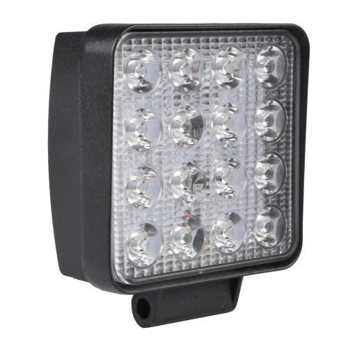 STAK ST352 - Luz de trabajo cuadrada de 12/24 V, 48 W y 2800 lúmenes, IP67 - Ferrotecnia