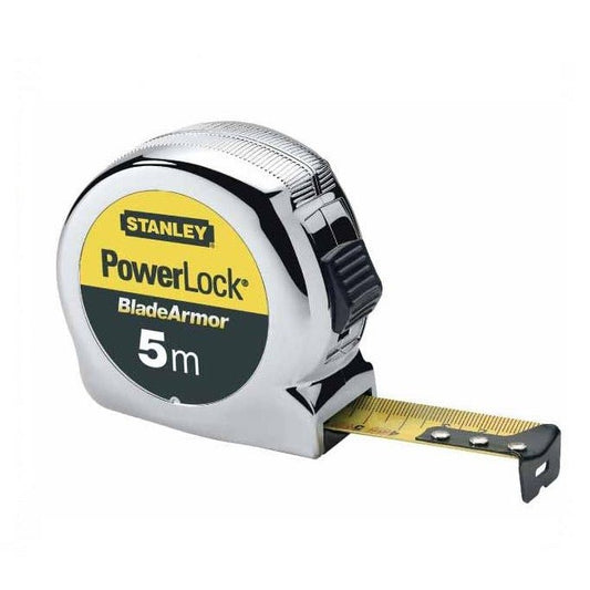 Stanley 0-33-514 - Flexómetro PowerLock BladeArmor 5m x 25mm - Ferrotecnia