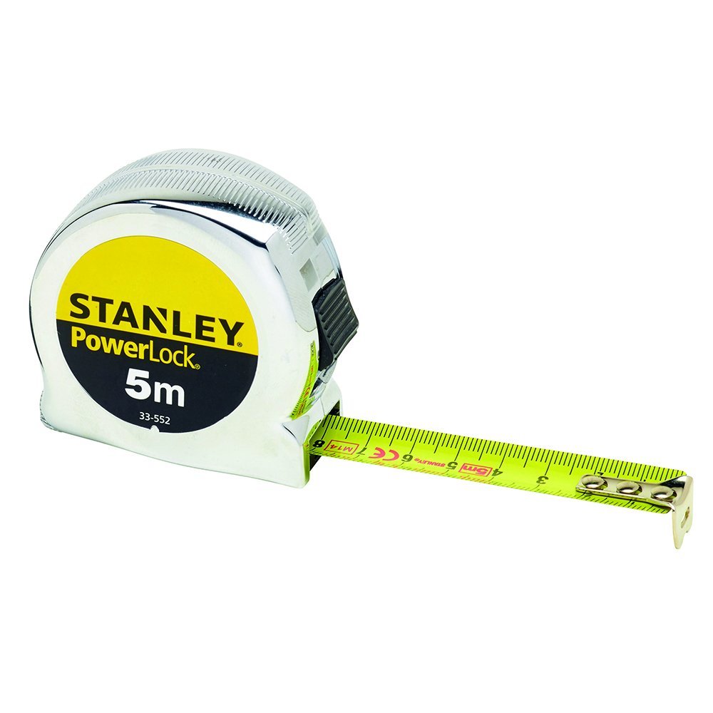 Stanley 0-33-552 - Flexómetro Micro Powerlock de 5 m x 19 mm