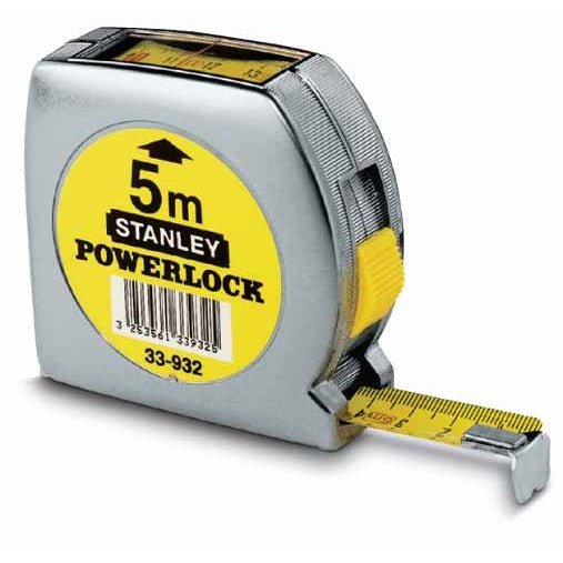 STANLEY 0-33-932 - Flexómetro Powerlock 5m, con mirilla - Ferrotecnia