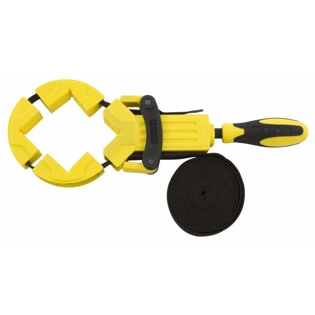 STANLEY 0-83-100 - Tensor de Cinta Bailey 4,5m, Suministrado con correa de nylon reforzada, Empuñadura de dos componentes para mayor comodidad - Ferrotecnia