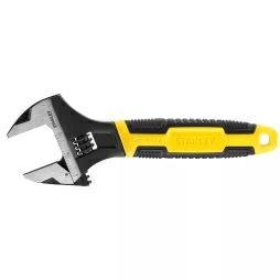 STANLEY 0-90-947 - Llave ajustable MAXSTEEL, 25 x 150 mm, acabado protector de fosfato y mango ergonómico bimaterial