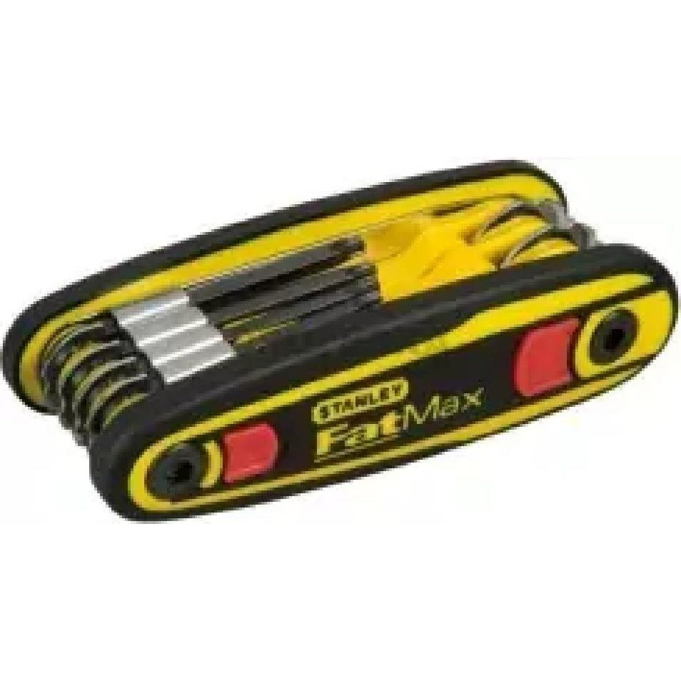 Stanley 0-97-552 - Juego de 8 llaves hexagonales FatMax con bloqueo