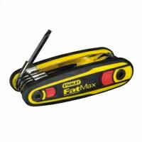 Stanley 0-97-553 - Juego de 8 llaves hexagonales Torx con bloqueo