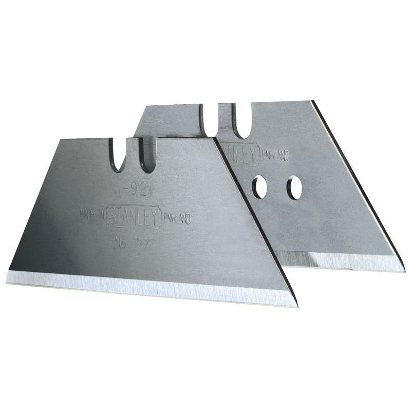 Stanley 1-11-916-100 hojas Hoja de cuchillo trapezoidal grande y reversible con orificios - Ferrotecnia