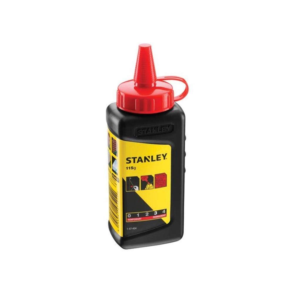 Stanley 1-47-804 - Tiza de trazar en polvo roja de 225 g