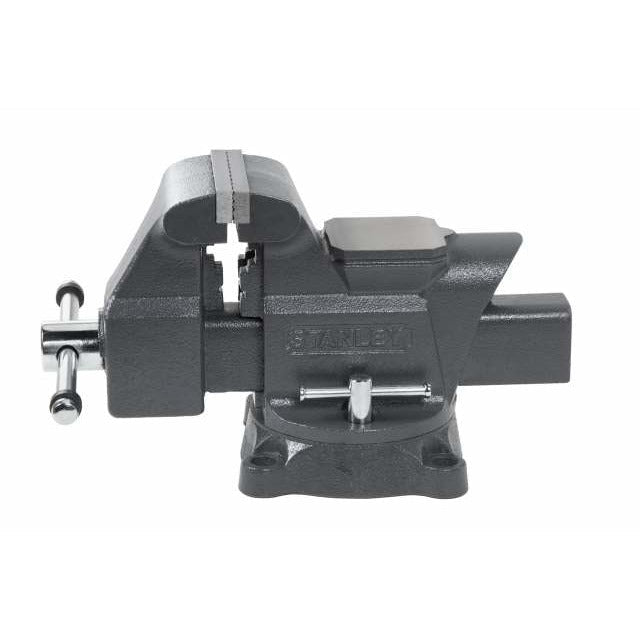 Stanley 1-83-066 - Tornillo de Banco de Carga Pesada Maxsteel 100 mm, Plata - Ferrotecnia