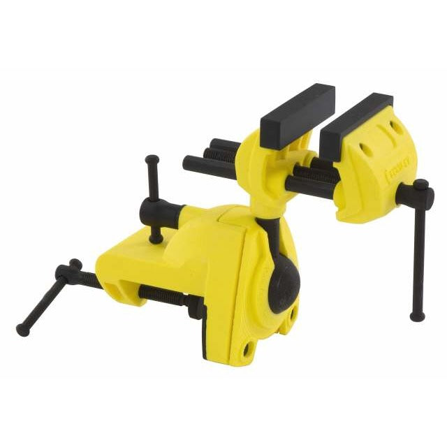 Stanley 1-83-069 - Tornillo de Banco Multiángulos, Negro/ Amarillo