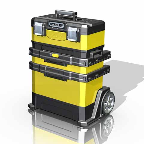 STANLEY 1-95-621 - Caja de herramientas modular, 26 x 25 x 48 cm