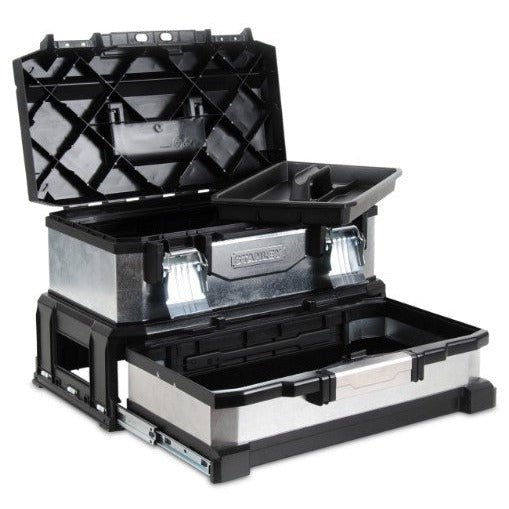 Stanley 1-95-830 - Caja galvanizada con cajón 20"/54cm - Ferrotecnia