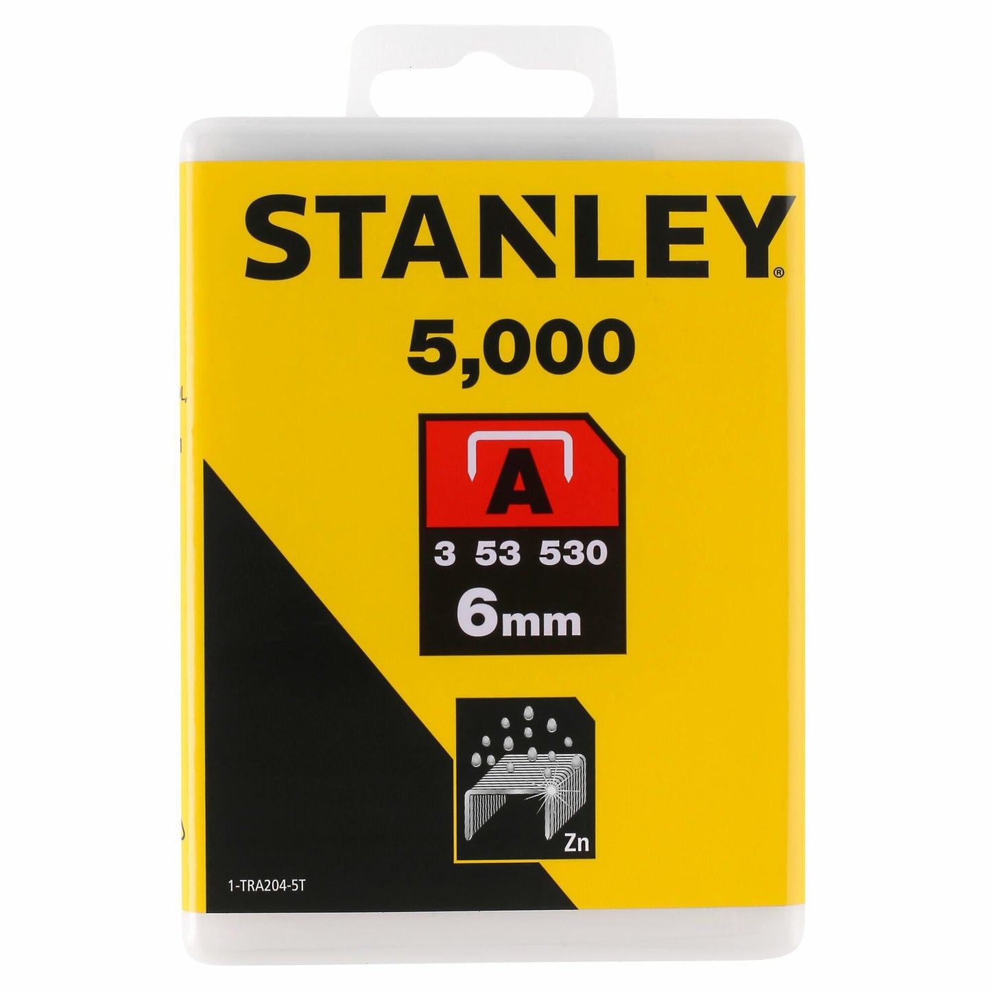STANLEY 1-TRA204-5T - Grapa tipo a (5/53/530) 6mm - 5000 u.