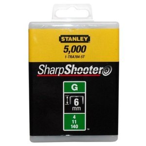 Stanley 1-TRA704-5T - Pack de 5000 grapas tipo G (6 mm)