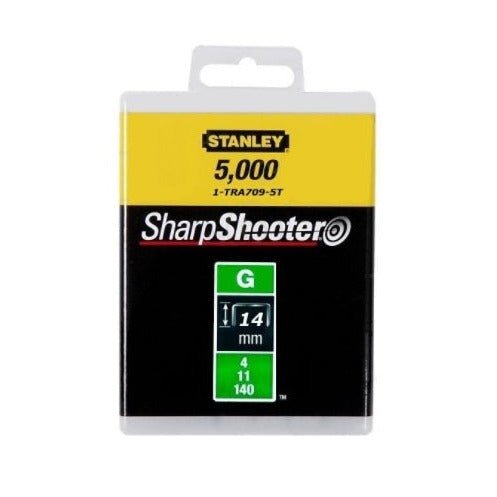 Stanley 1-TRA709-5T - Pack de 5000 grapas tipo G de 14 mm - Ferrotecnia