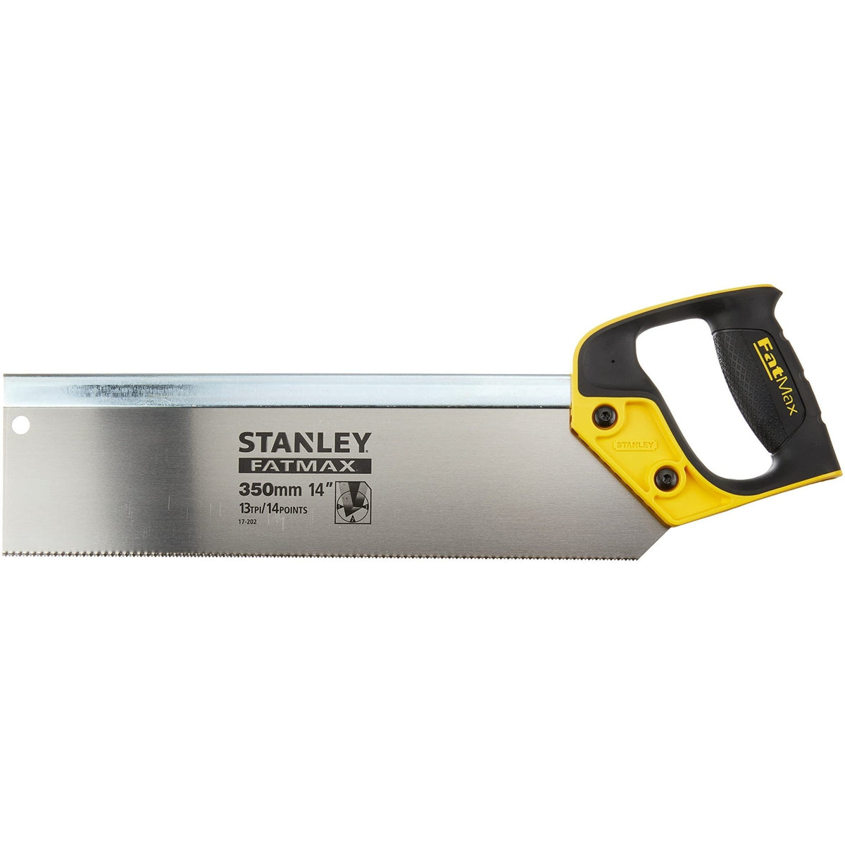 Stanley 2-17-202 - Sierra de costilla 350mm - 13 dientes FatMax - Ferrotecnia