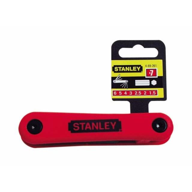 Stanley 4-69-261 - Juego 7 llaves 1,5-6mm - tipo navaja - Ferrotecnia