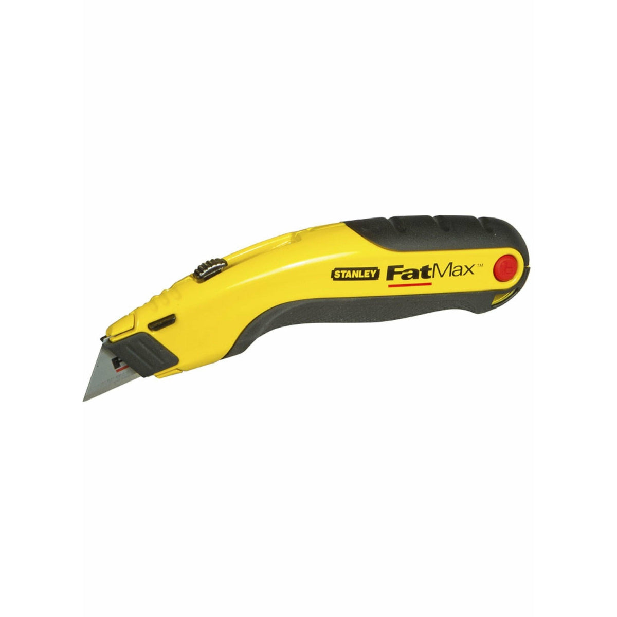 STANLEY 7-10-778 - Cuchillo universal con 5 hojas de corte, Cutter, Sistema de cambio instantáneo, Salida de cuchillas de 4 posiciones, Depósito de 5 cuchillas, Resistente, Cuerpo de acero - Ferrotecnia