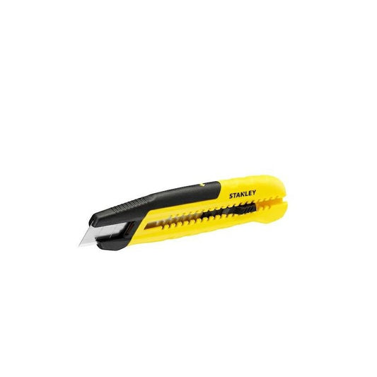 Stanley - Cúter 18 mm de cuchilla segmentada con corredera (envase de 12 uds) - Ferrotecnia