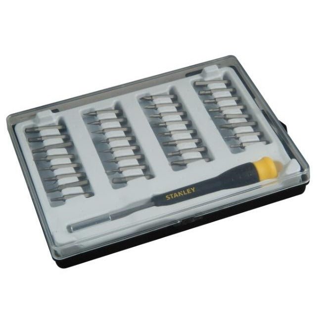 Stanley - Destornillador de precisión con puntas intercambiables, 32 piezas - Ferrotecnia
