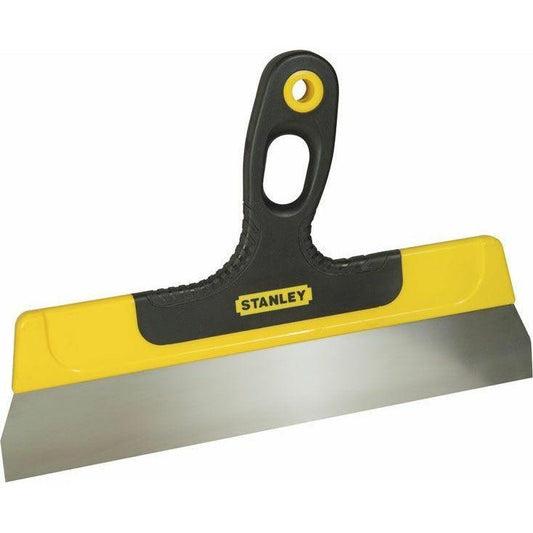 STANLEY Espátula angular, hoja de acero inoxidable 300 x 45 mm, mango bimaterial ergonómico, resistente a la oxidación, con agujero para colgar y fácil almacenamiento, STHT0-05934 - Ferrotecnia