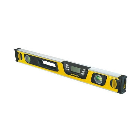 STANLEY FATMAX 0-42-063 - Nivel digital FatMax 40cm, Pantalla LCD retroiluminada, Lectura autorreversible de 360°, Precisión digital de 0,10°, Múltiples modos, Se suministra con bolsa protectora - Ferrotecnia